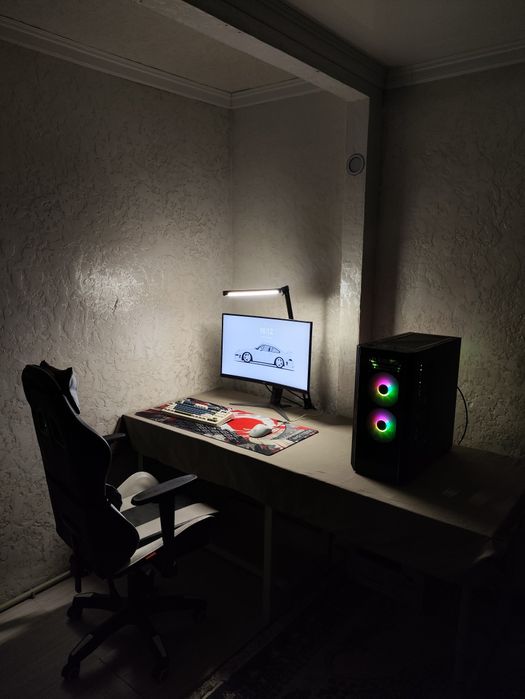 Моник + ПК / Ryzen 5 7500F + 3070 + 32 ГБ