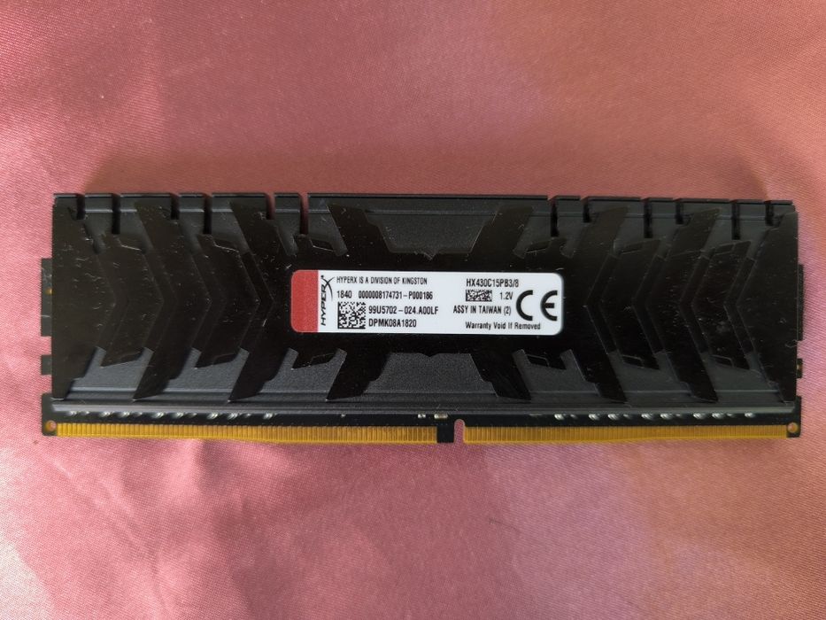 Рам памет Kingston Hyper X 8gb 3000MHz
