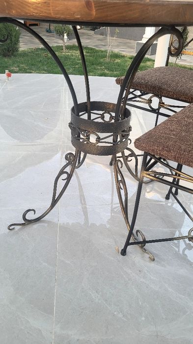 садовая кованная мебель