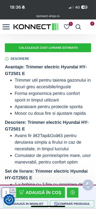 Trimmer electric