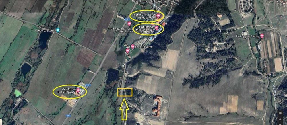 Продава се Парцел в с. Баня, Област Благоевград - 6272 кв.м за 20 €/кв.м - Снимка #2