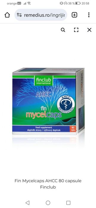 Supliment alimentar AHCC