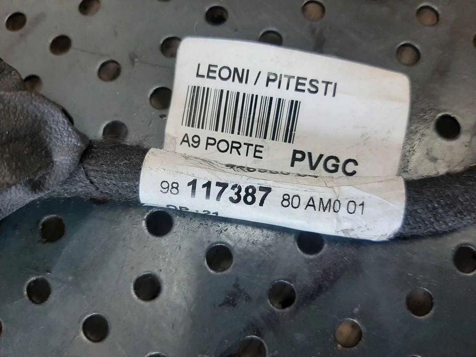 instalatie electrica usa stanga fata peugeot 208  9811738780