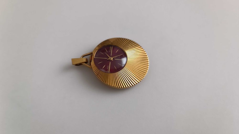 Позлатен дамски часовник - колие - SLAVA - 17 jewels - №5