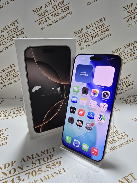 NDP Amanet Buzoieni 16 Margeanului Iphone 16 Pro Max (46686)