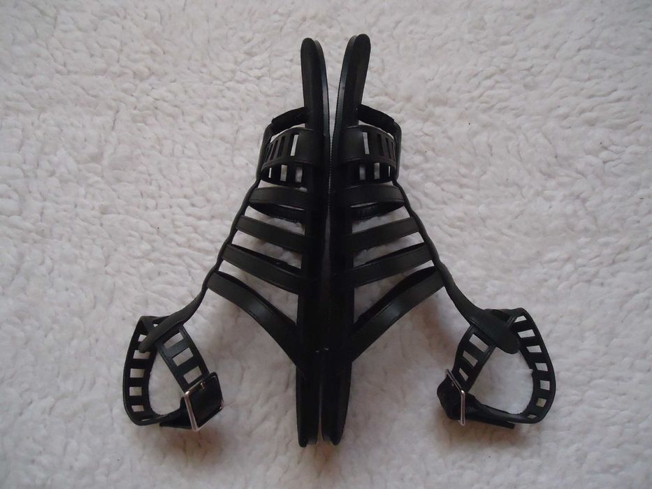 Sandale romane barete piele dama cizme scurte gladiator femei 6 curele