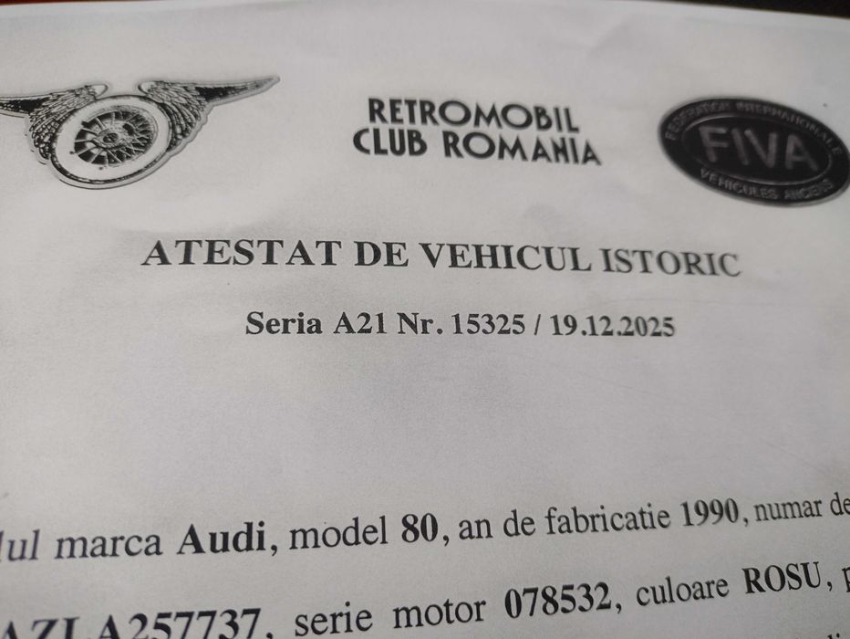 Audi atestata retro pt studenți, pensionari,incep