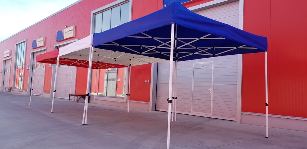 ШАТРИ шатра 3х3м ПОДСИЛЕНА 22кг Шест Цвята налични!