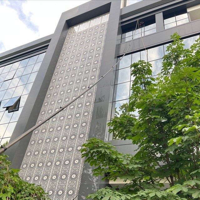 Мойка окна фасад чистка