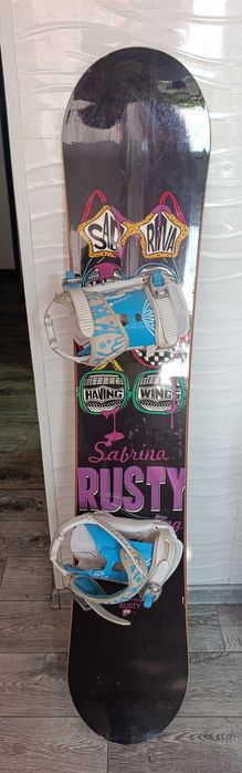 Продам сноуборд с ботинками и крепами