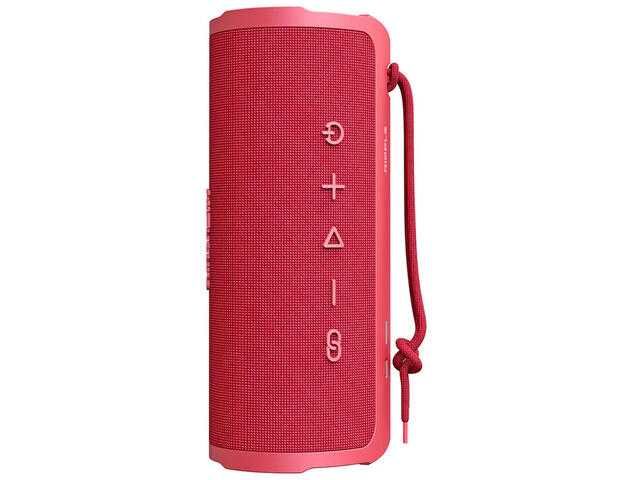 Нова преносима колонка / Bluetooth високоговорител HIFUTURE RIPPLE Red, Bluetooth 5.3, 30W RMS, IPX7 водоустойчив, Автономност 12 ч