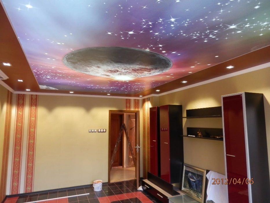 Натяжные потолки и фотообои качество выше цены