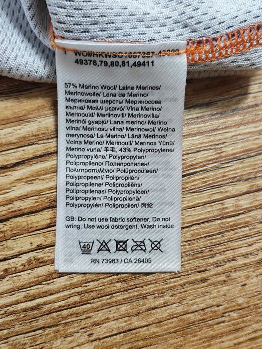 Helly Hansen 57% Мериносова вълна дамска фланелка размер L