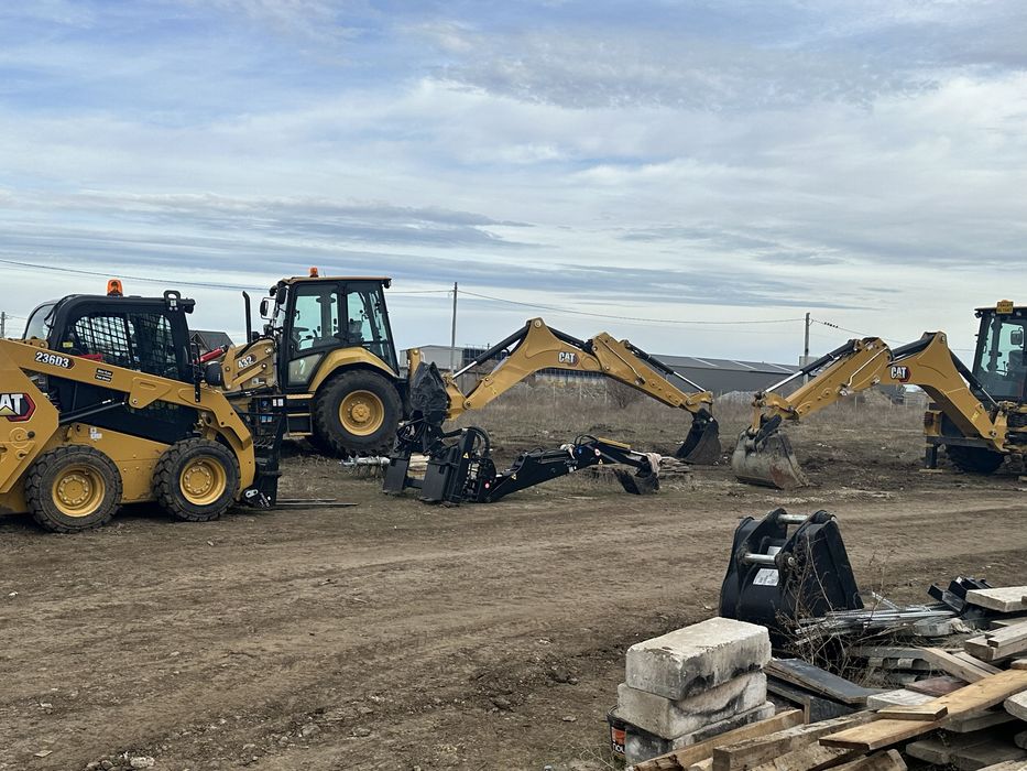 Inchirieri bobcat , buldoexavator,cilindru compactor,picon,compactor,
