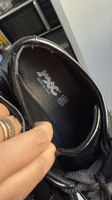 Кожанные ботинки