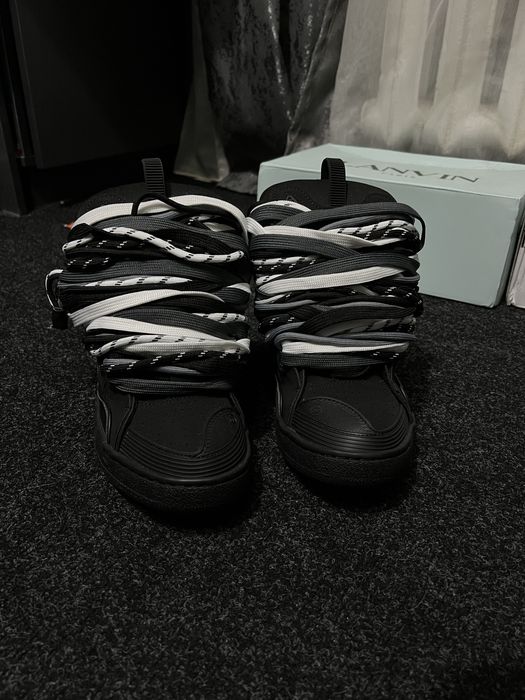 lanvin curb black кроссовки