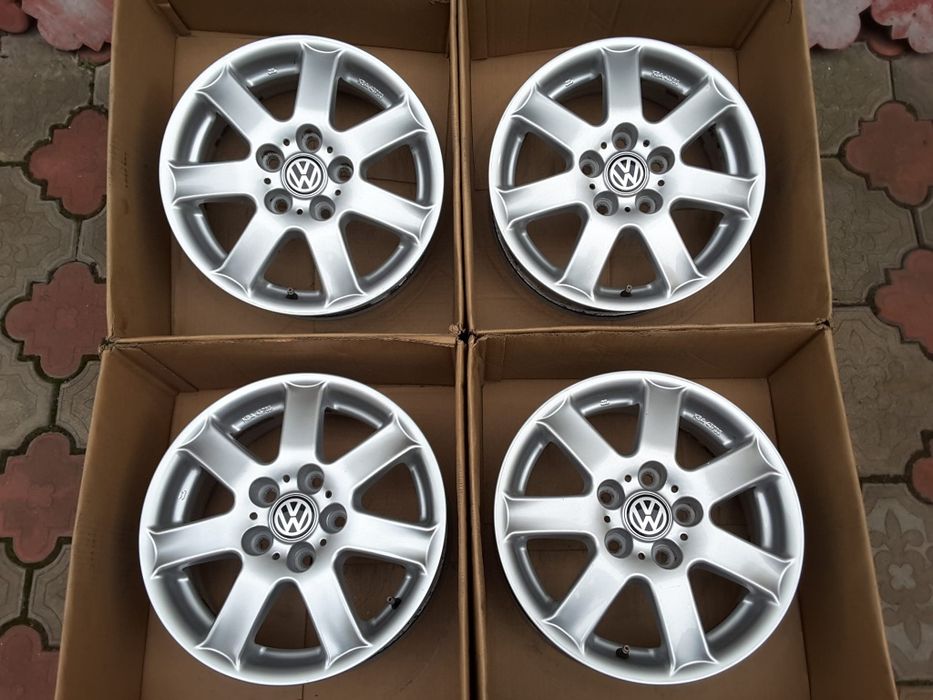jante aliaj 15; 5x112; Vw Golf 5, 6, 7, Caddy, Touran, jetta