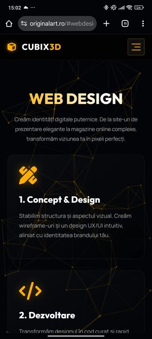 Realizez site-uri web, optimizări seo