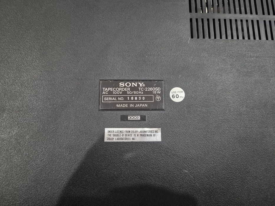 Кассетная дека SONY  TC - 2260 SD