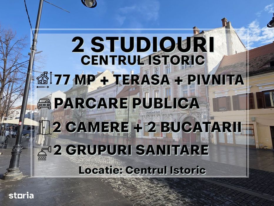 Ocazie: 2studiouri NOI, elegante, Nicolae Balcescu, 77mp, etj.1 |VIDEO — fotografia 1