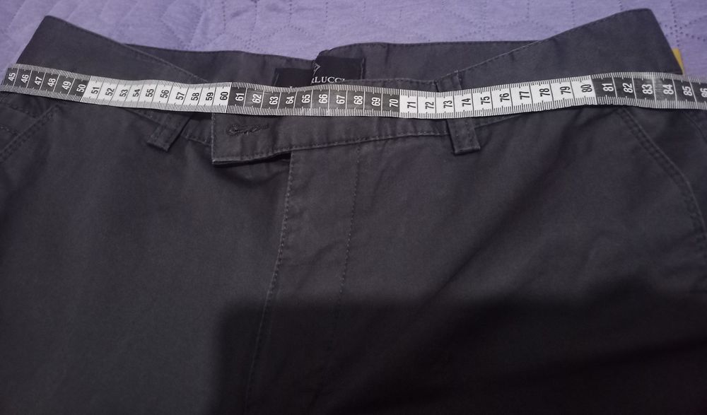 Pantaloni bărbați subțiri din bumbac NOl