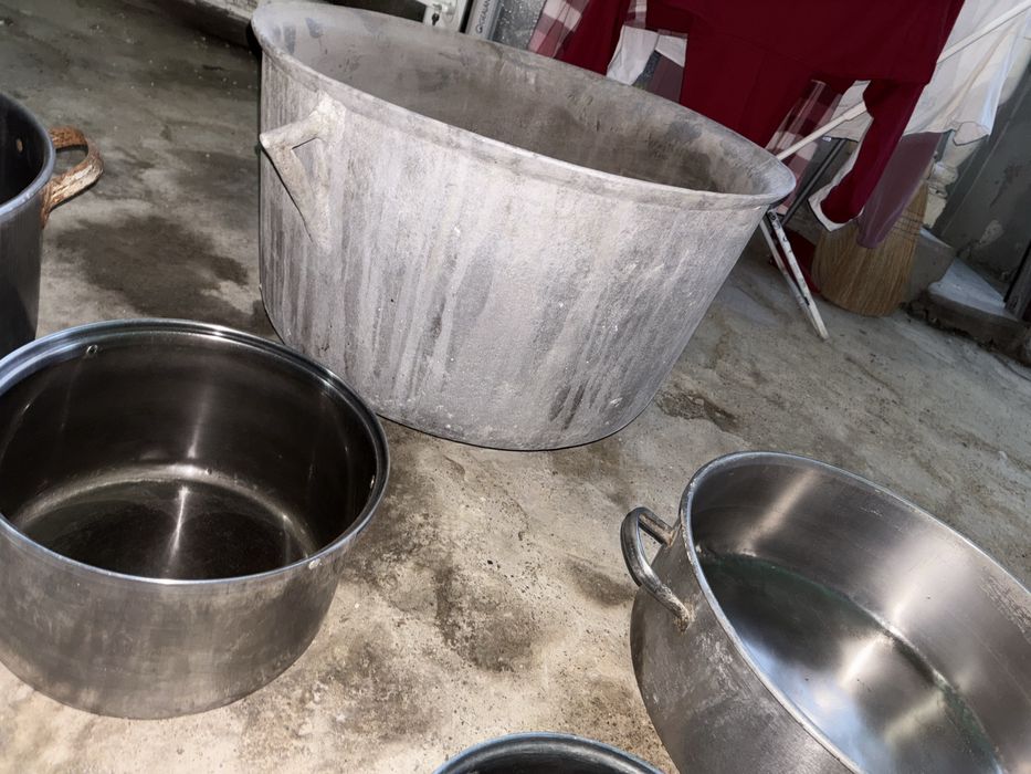 Set 5 oale aluminiu inox tuci 900 lei oferta gratar protap evenimente pret de noi 2500 lei