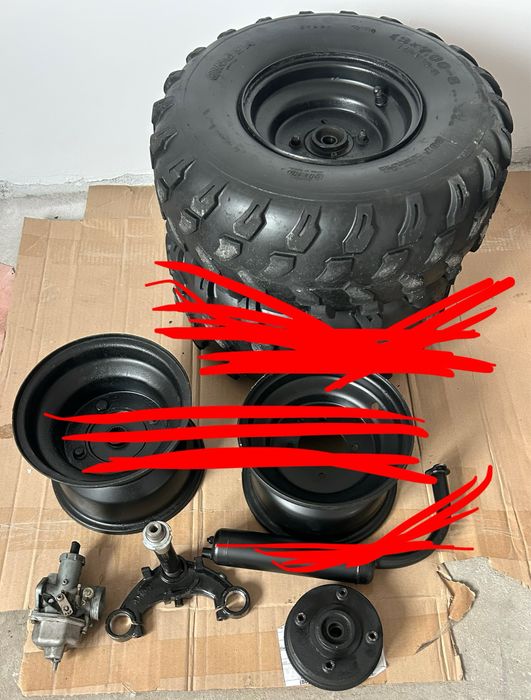 Vand roata atv plus alte piese