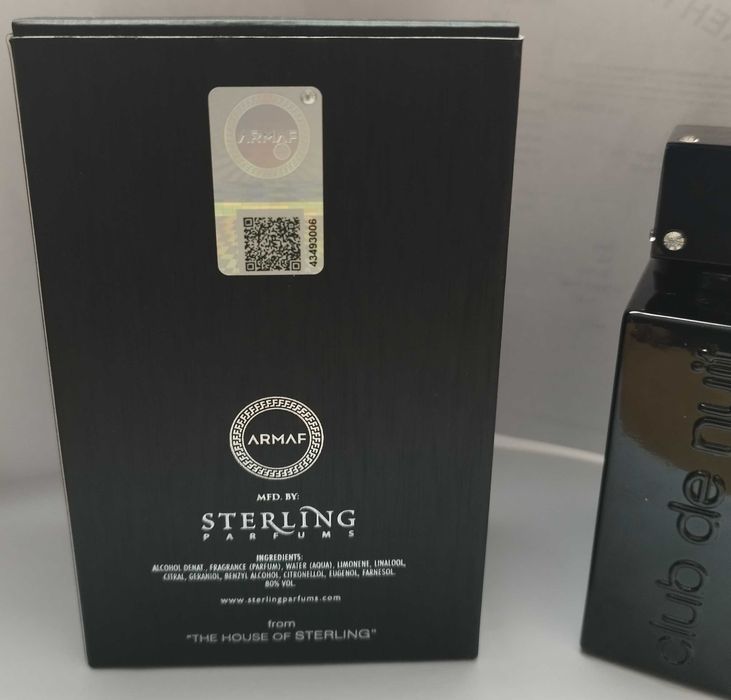 100% Оригинален чисто-нов в кутия Armaf Club De Nuit Man Intense EDP x 100 ml.