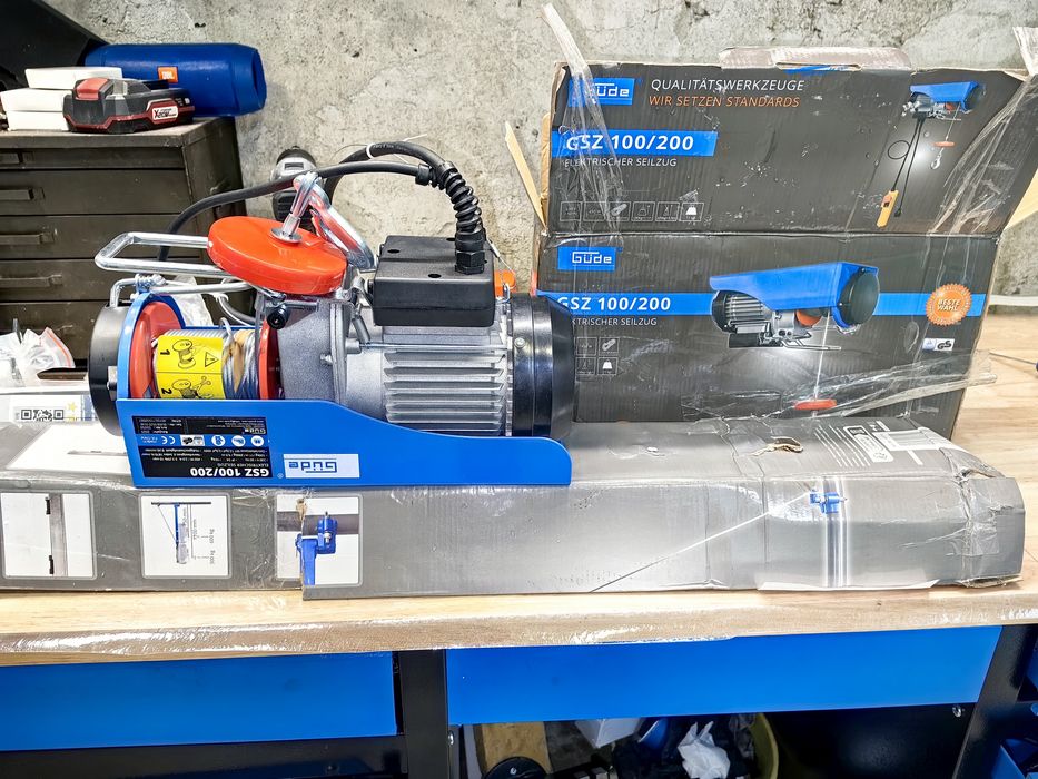 Електрически въжен телфер Gude GSZ 100/200