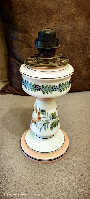 Стара,керамична,газена лампа...