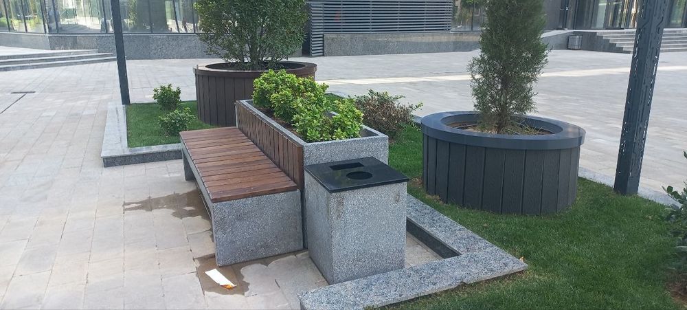 Скамейка урна вазон кашпо skameyka  urna guldon