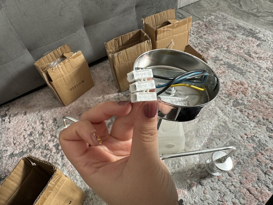 Aplica tavan cu accesorii sticla