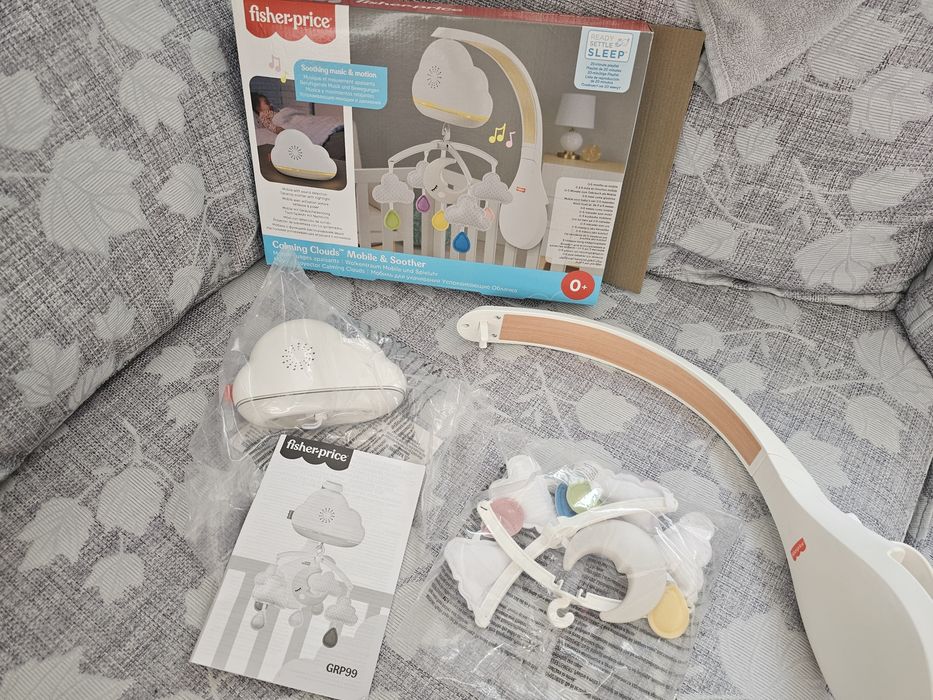 Музикална въртележка и нощна лампа Fisher Price GRP99