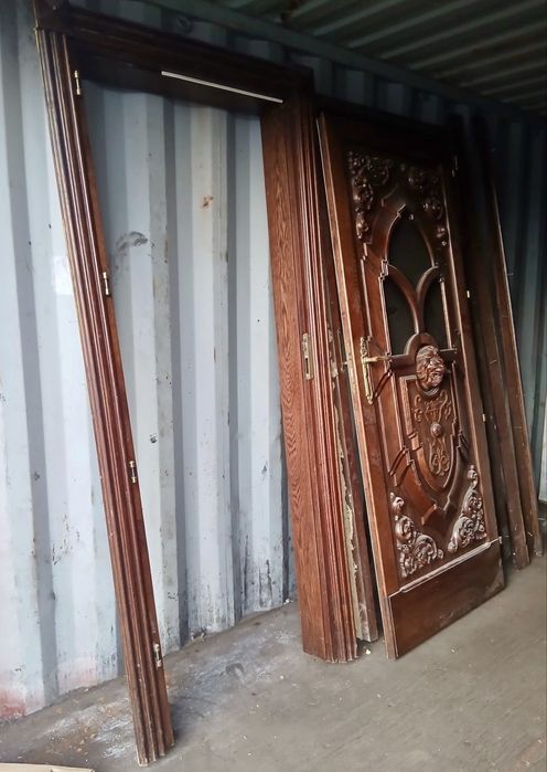 USA INTRARE CASA VILA LEMN Germania geam termopan unicat design H 220 x 100 Buc 2 Garantie