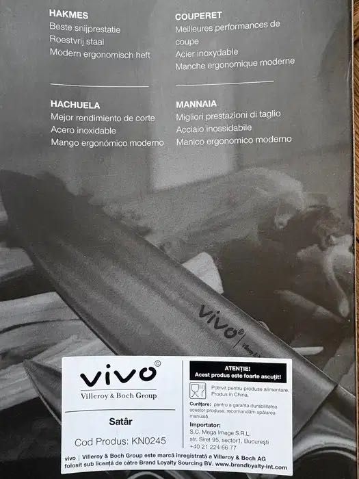 Cutit Vivo inox nou