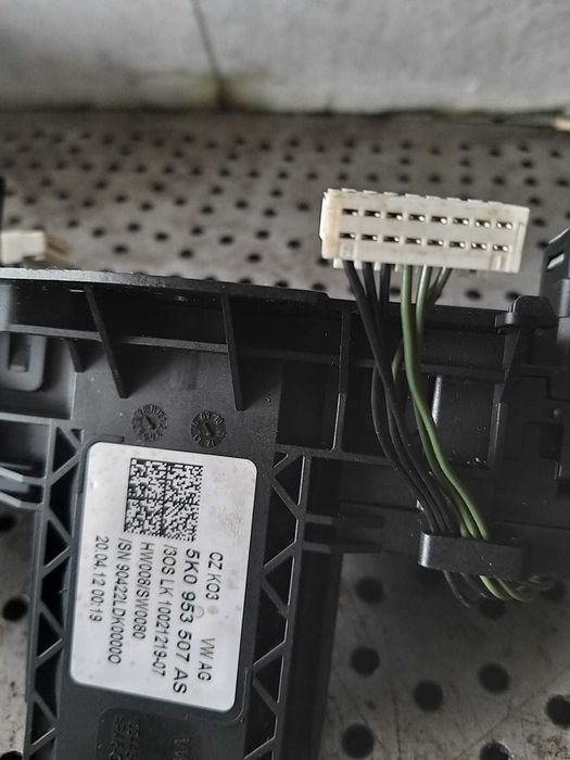 Bloc manete semnalizare stergator parbriz vw golf 6 5k 5k0953507as