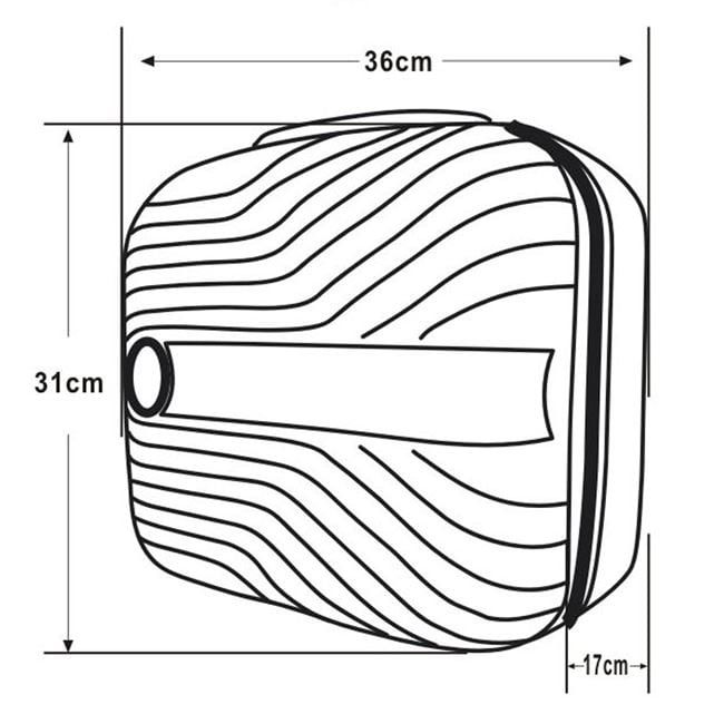 Розово куфарче за ръчен багаж