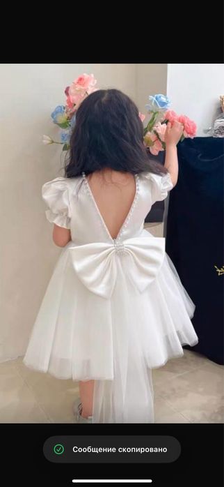 Нарядное платье для девочки 5-6 лет