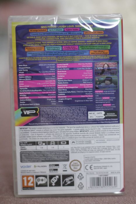 Joc Let’s Sing 2026 sigilat