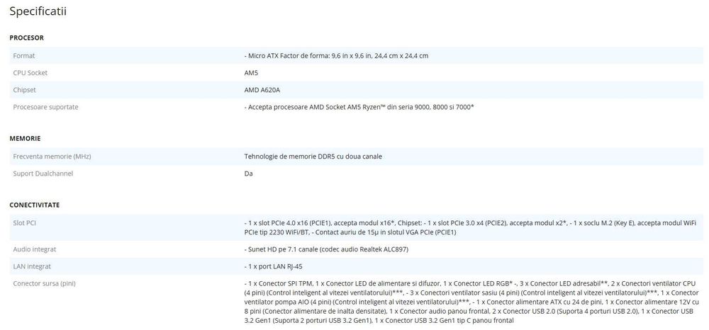 Placa de baza ASRock A620AM Pro-A