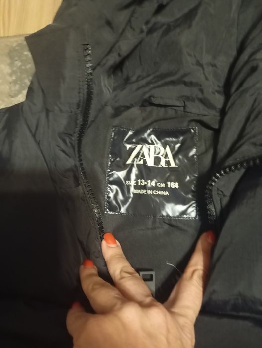 Яке с гъши пух Zara за момиче, ново за 13,14 години