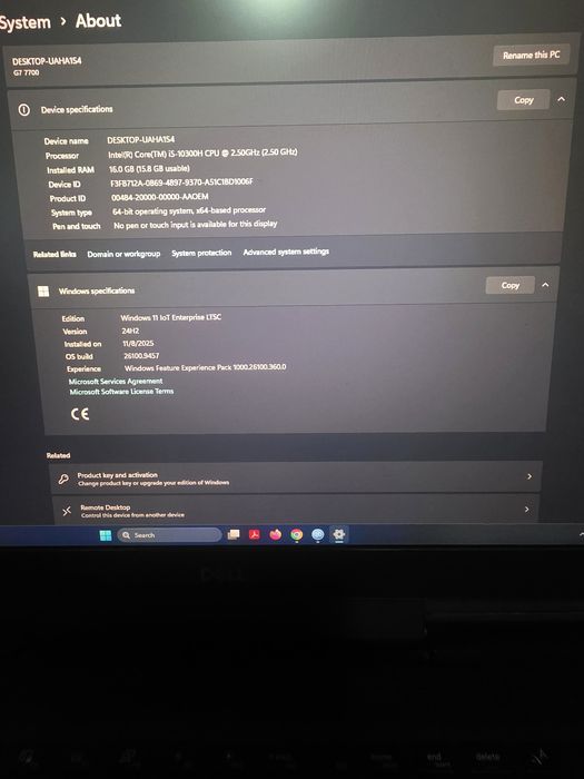 Laptop gaming Dell