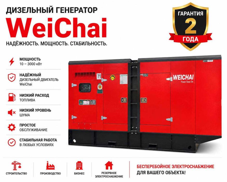 Генератор | Generator | SEER POWER | Гарантия! | 30 кВт | GB-8