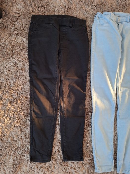 Blugi albastri drepti C&A, Lc Waikiki, H&M, marimea 36, aproape noi