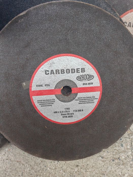 Disc debitat otel 400x3.5x25.4