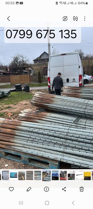 Șpalieri metalici zincați și de beton de vânzare  cu transport l