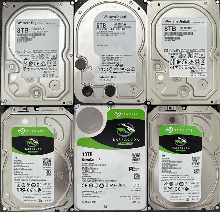 Hard Disk-uri 3.5" SATA III – Seagate & Western Digital – Testate 100%