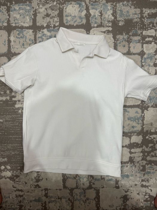 Тениска белая zara