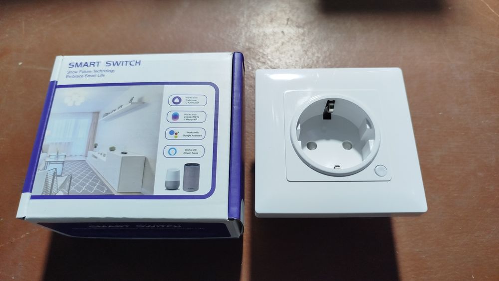 Умная розетка Tuya WIFI 16A