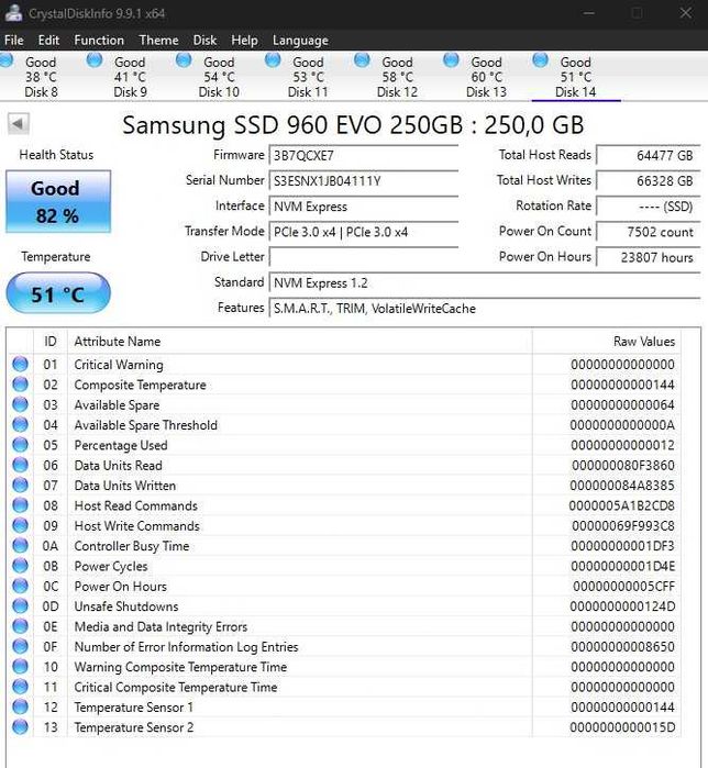 SSD M.2 Nvme Sata 60GB 128GB 256GB 512GB